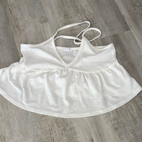 Garage White Camisole Top - Picture 1 of 2